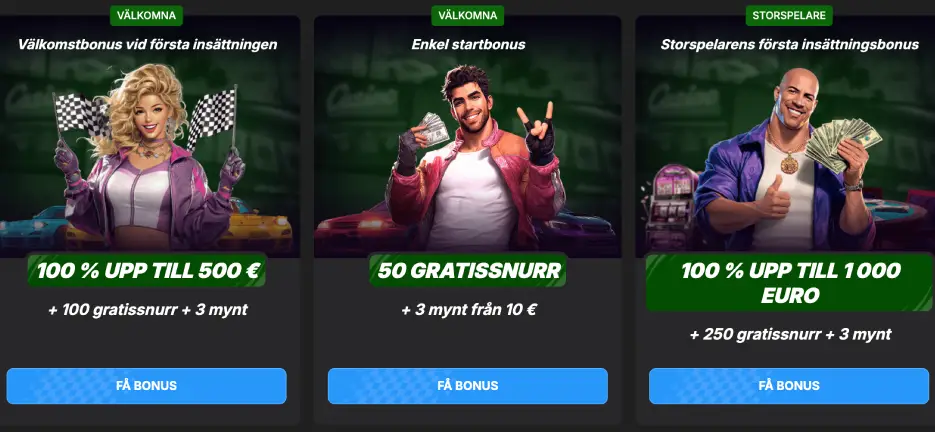 Need for spin bonus